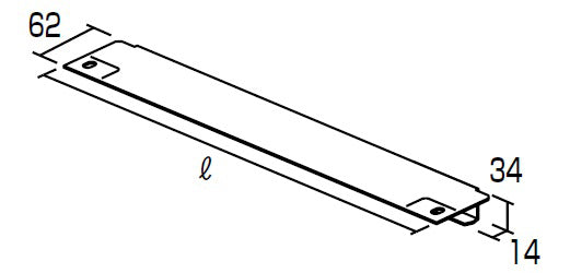 コクヨ 書架・移動棚用金具 脱輪防止金具 エンド用 MFD-E2D5
