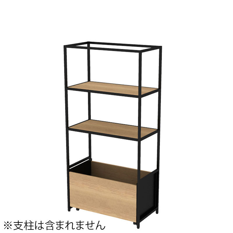 コクヨ 収納棚 ジューク WBストッカー4段 直線用 SJK-BSD4W-E
