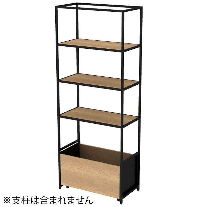 コクヨ 収納棚 ジューク WBストッカー5段 直線用 SJK-BSD5W-E