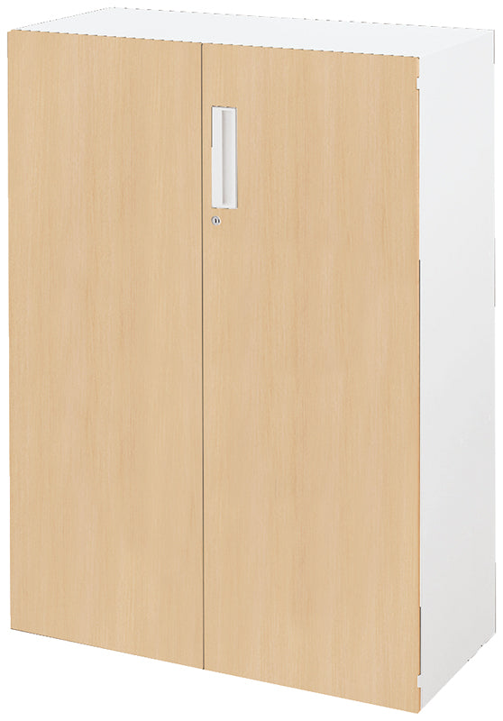 コクヨ エディア<木目タイプ> 両開きタイプ 扉素材:スチール 本体素材:スチール BWU-SD69SAWDT1