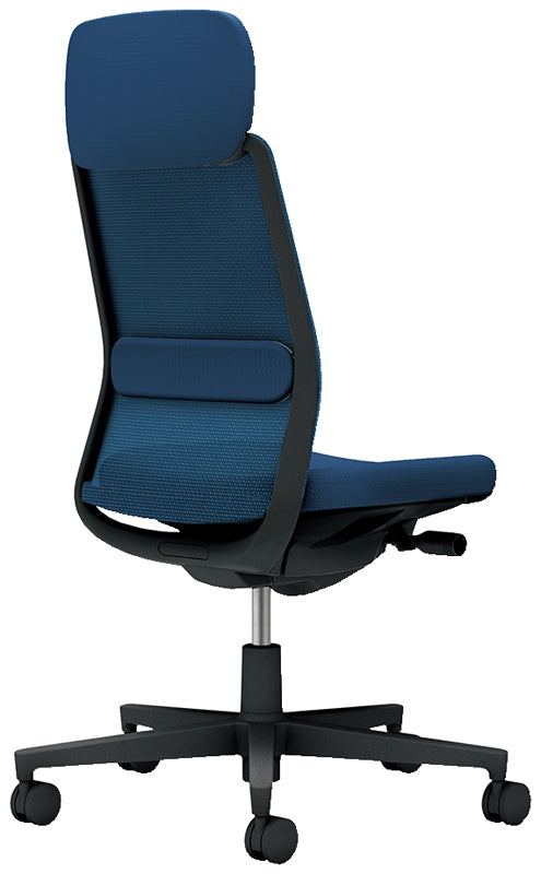 コクヨ モネット ショルダーサポート付き 肘無 ヘッドレスト付き C03-B103W-B