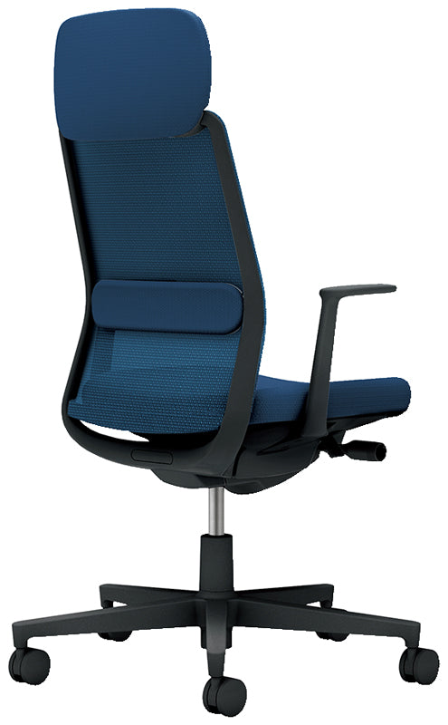 コクヨ モネット ショルダーサポート付き 固定肘 ヘッドレスト付き C03-B113W-B