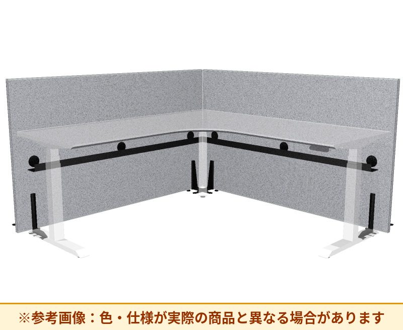 コクヨ ワイヤリングパネル シークエンス フロントL型 1台用 DSED-LLF11811H
