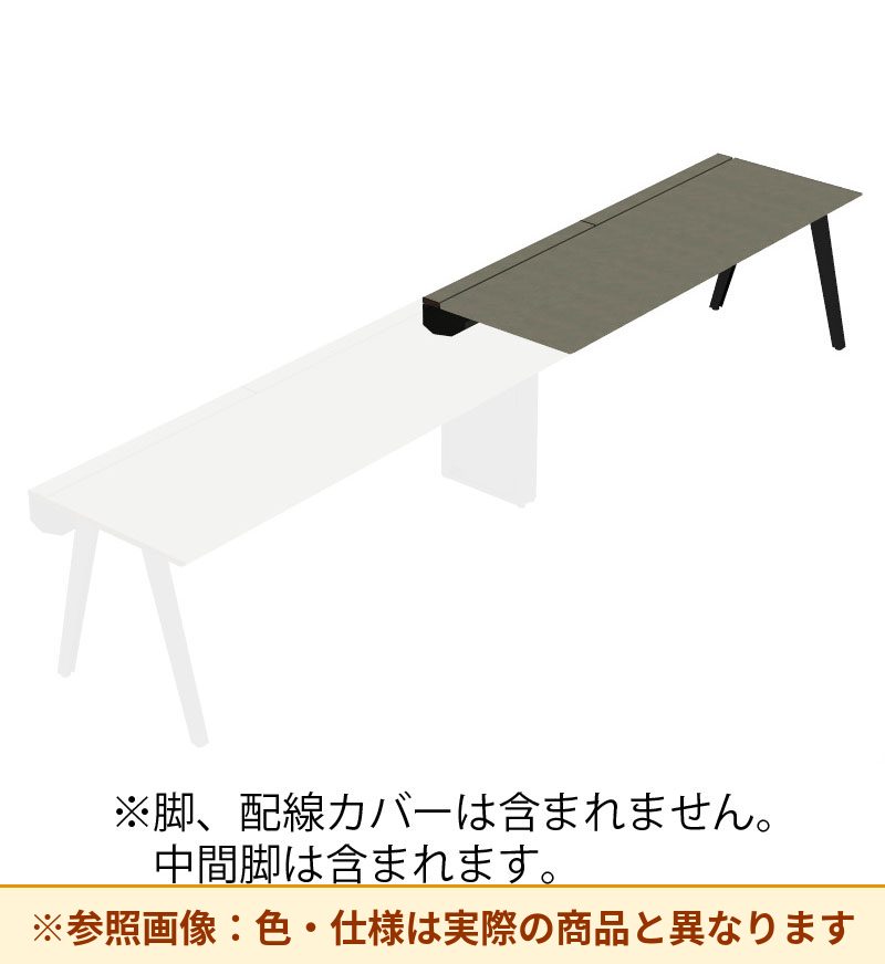 コクヨ デスク センティア ワークテーブル天板 片面増連 平エッジ DSNT-AJH2807-C