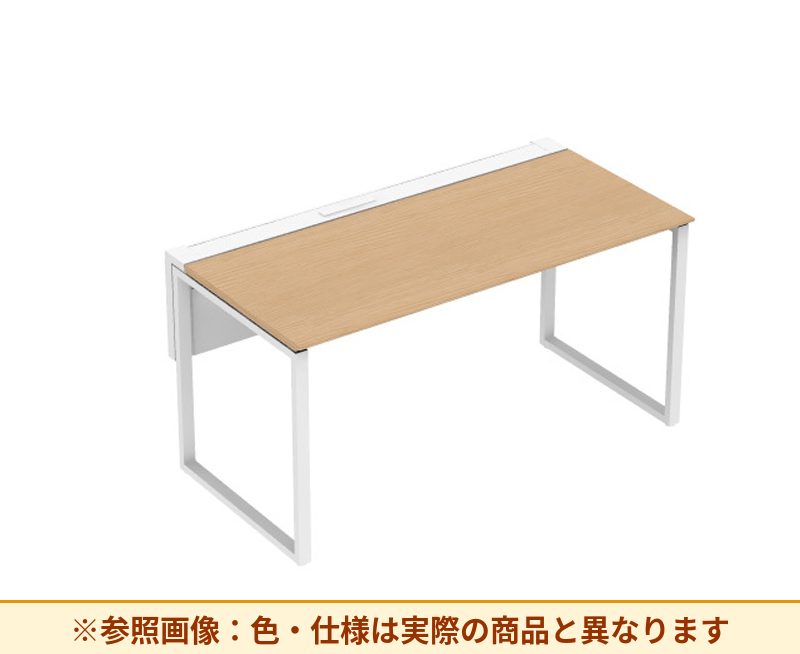 コクヨ ワークヴィスタライト 片面タイプ 袖(引き出し):袖無 脚部仕様:門型脚 DWV-AD1507-6A2APW1