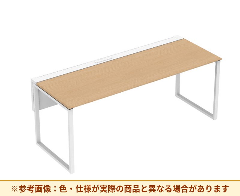 コクヨ ワークヴィスタライト 片面タイプ 袖(引き出し):袖無 脚部仕様:門型脚 DWV-AD2007-6A2APW2