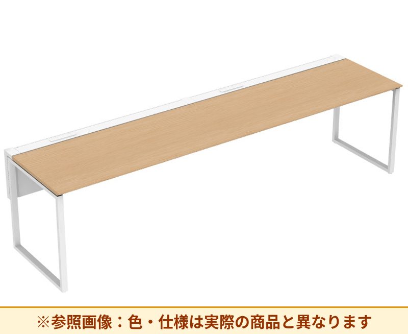 コクヨ ワークヴィスタライト 片面タイプ 袖(引き出し):袖無 脚部仕様:門型脚 DWV-AD3007-6A2APW2