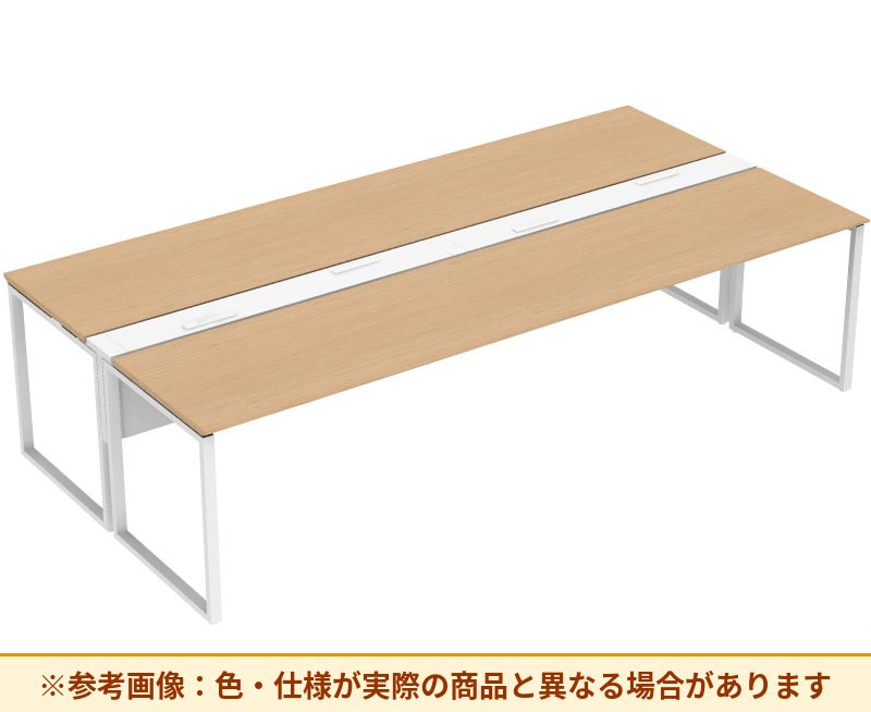 コクヨ ワークヴィスタライト 両面タイプ 袖(引き出し):袖無 脚部仕様:門型脚 DWV-AD3014-6A2APW2