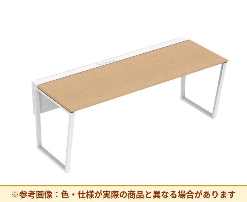コクヨ ワークヴィスタライト 片面タイプ 袖(引き出し):袖無 脚部仕様:門型脚 DWV-AD2007-6A2APW2