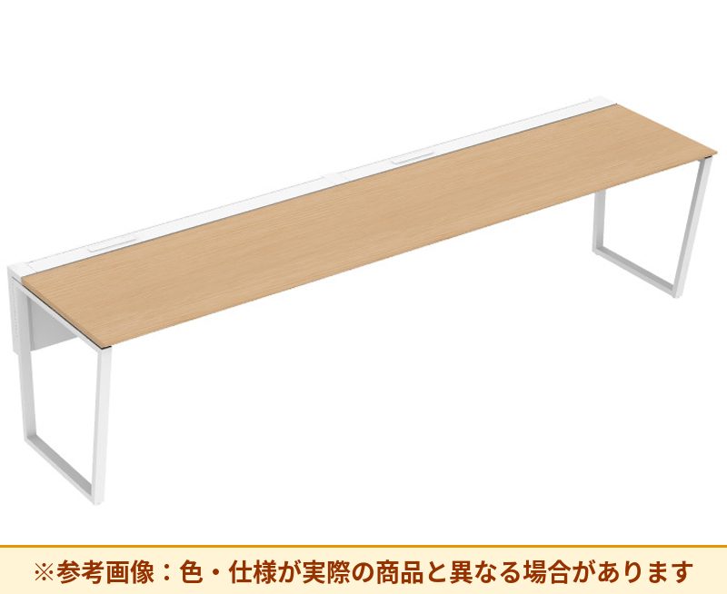 コクヨ ワークヴィスタライト 片面タイプ 袖(引き出し):袖無 脚部仕様:門型脚 DWV-AD3007-6A2APW2