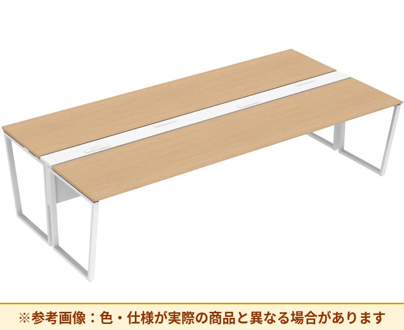 コクヨ ワークヴィスタライト 両面タイプ 袖(引き出し):袖無 脚部仕様:門型脚 DWV-AD3014-6A2APW2