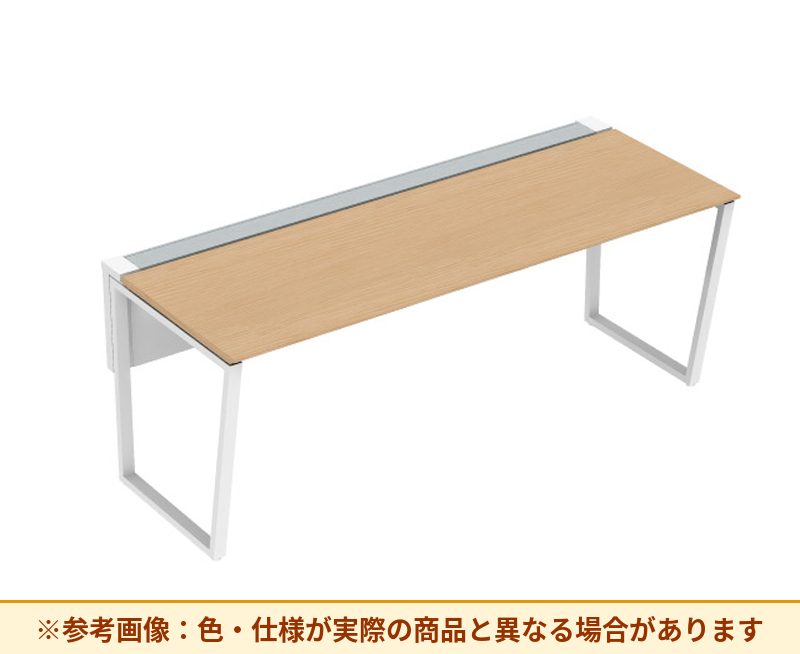 コクヨ ワークヴィスタライト 片面タイプ 袖(引き出し):袖無 脚部仕様:門型脚 DWV-DD2007-6A2APW2