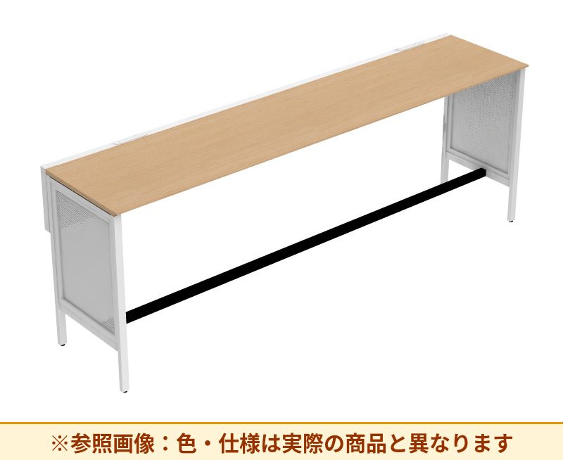 コクヨ ワークヴィスタライト 片面タイプ 袖(引き出し):袖無 脚部仕様:パネル脚 DWV-HD3007