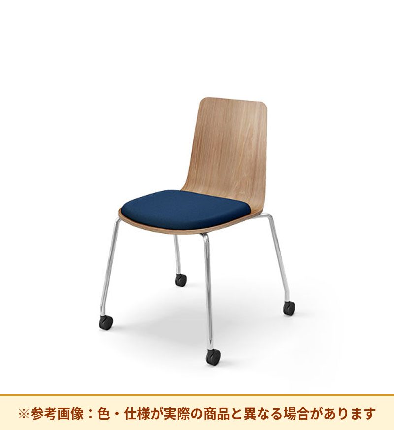 コクヨ ミケット 背素材:合板シート 座素材:布 脚:キャスター脚 K03-M23-MY3G2