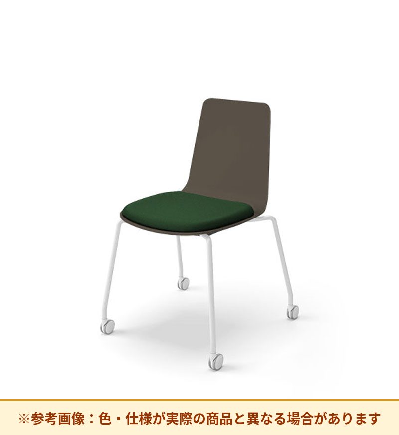 コクヨ ミケット 背素材:PPシート(抗菌剤入) 座素材:布 脚:キャスター脚 K03-B22-1KG2Q64
