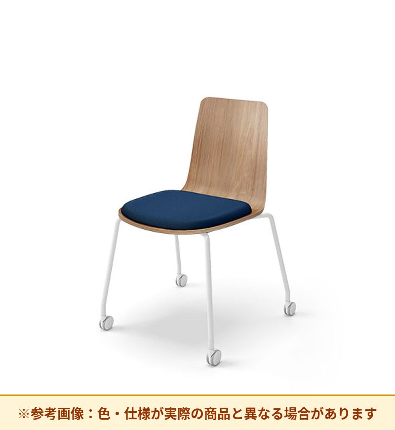 コクヨ ミケット 背素材:合板シート 座素材:布 脚:キャスター脚 K03-B23-MY3G20Y3