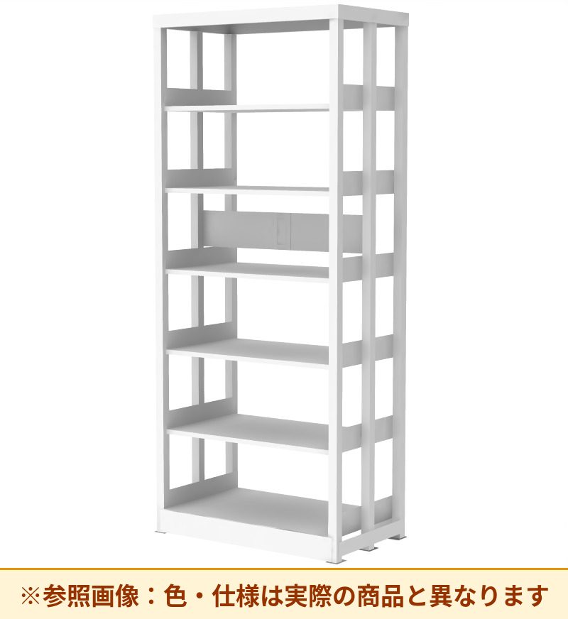 コクヨ 複柱書架Sタイプ 両面タイプ(スチール製) 本体素材:スチール 棚板素材:スチール RFF-76