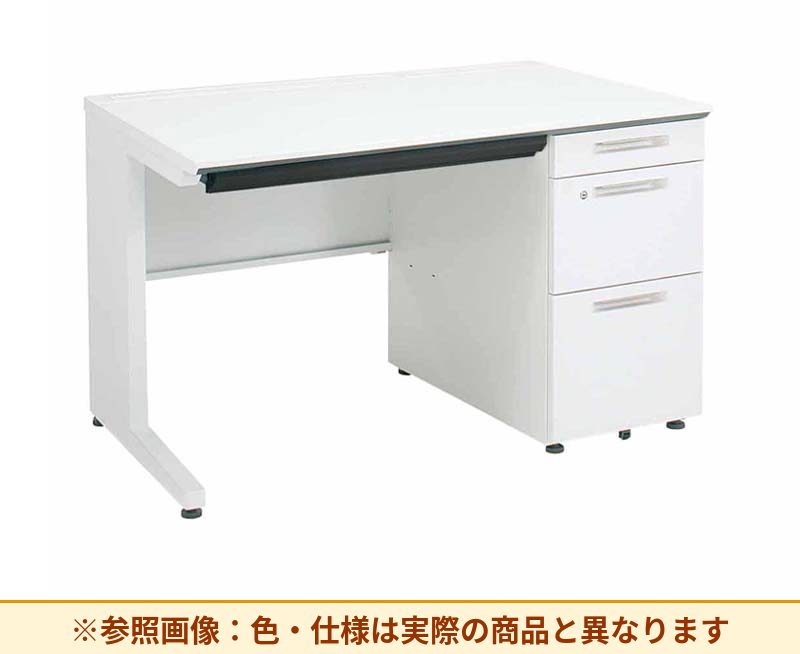 コクヨ iSデスクシステム 片袖机 右袖段数:3段 右袖仕様:B4ロング SD-ISN1175LCBS