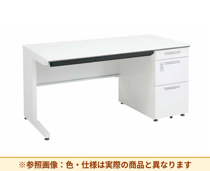 コクヨ iSデスクシステム 片袖机 右袖段数:3段 右袖仕様:B4ロング SD-ISN1475LDCBS