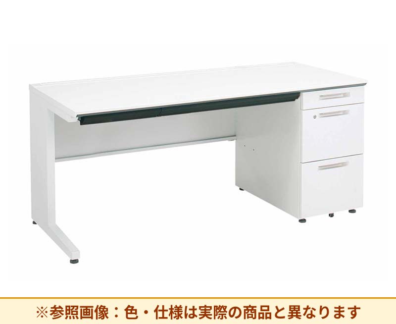 コクヨ iSデスクシステム 片袖机 右袖段数:3段 右袖仕様:A4ロング SD-ISN1675LCAS