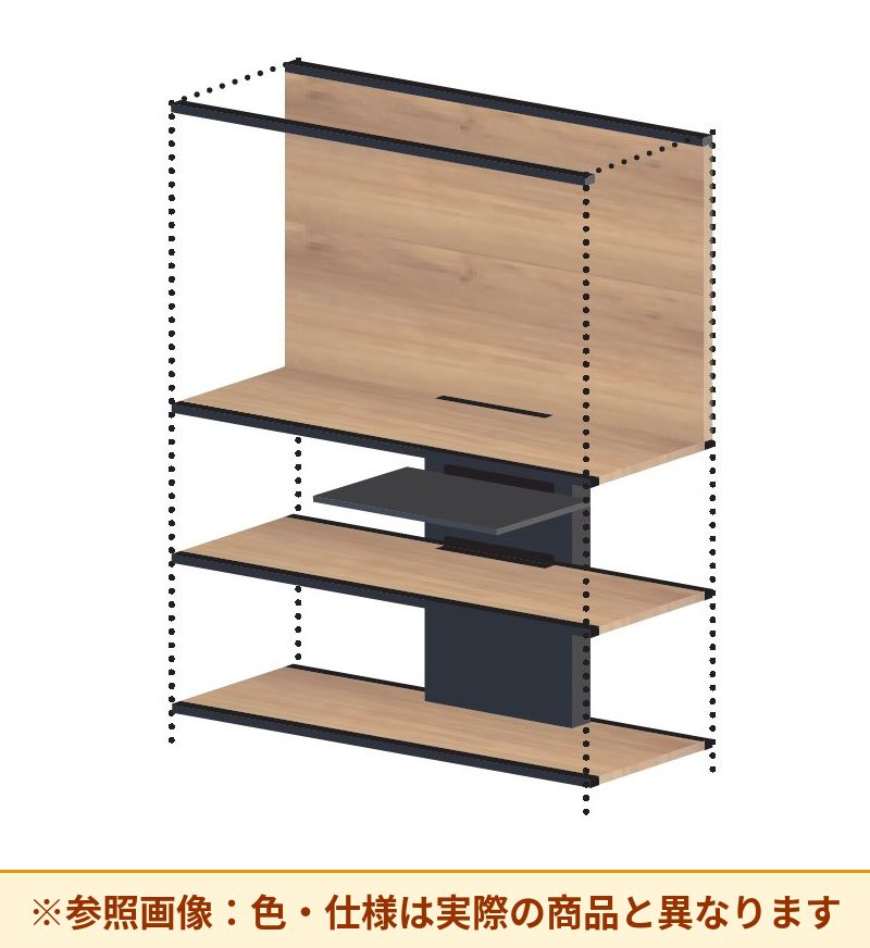 コクヨ 収納棚 ジューク ディスプレー4段 SJK-DSP4W-E