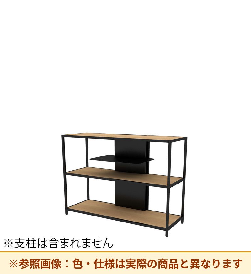 コクヨ 収納棚 ジューク ディスプレー2段 SJK-DSX2W-E