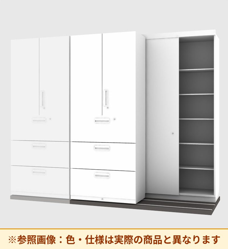 コクヨ 収納庫 エディア 2列セーバー 基本 両開き扉・ラテラル3段 SMU-LL3AS59SAW