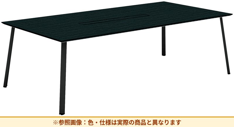 コクヨ 会議テーブル サイビTX スクエアタイプ 配線カバー無 DTX-K2412M-E6AMTB2