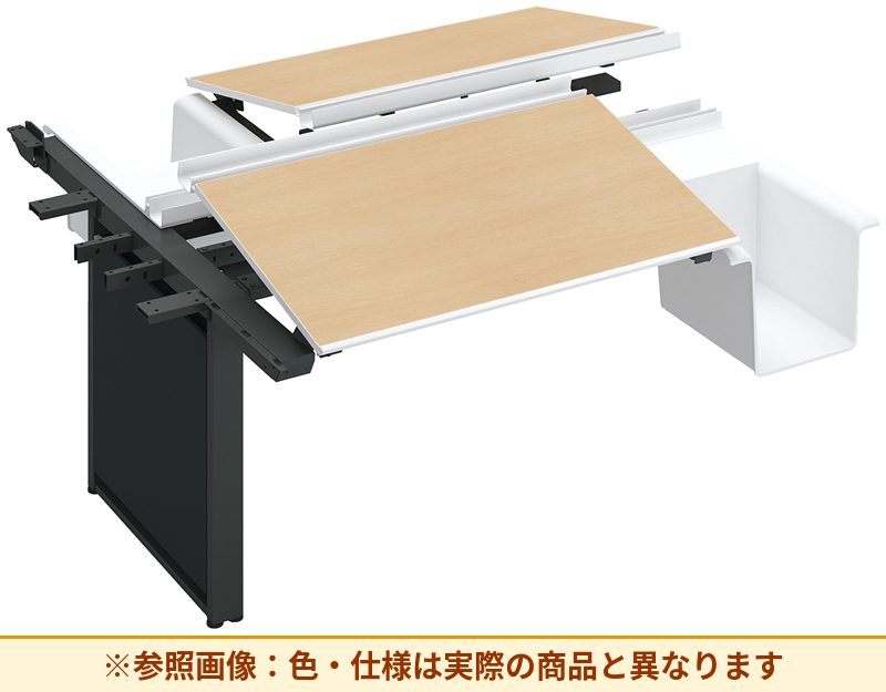 コクヨ テーブル アプティス 両面バスケットタイプ 増連 DUP-BJ1414