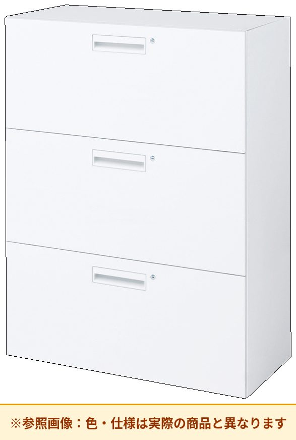 コクヨ エディア<スタンダードタイプ> ラテラルタイプ 本体素材:スチール 扉仕様:標準仕様 BWU-LR3AD69SAWN3