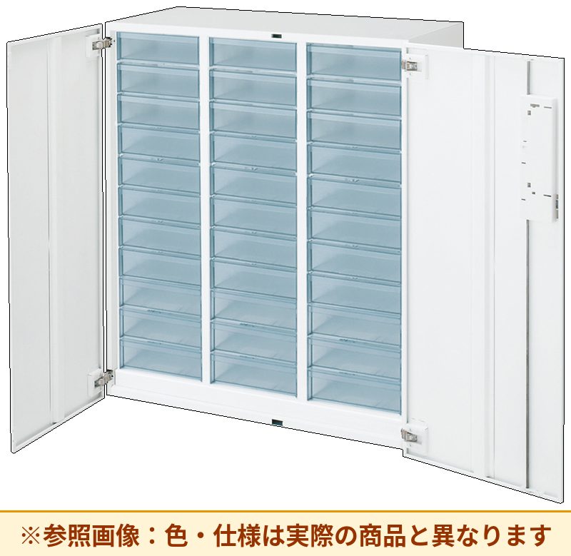 コクヨ エディア<スタンダードタイプ> クリスタルトレイタイプ 本体素材:スチール 扉仕様:トレイ仕様 BWU-SPA259SAWNN