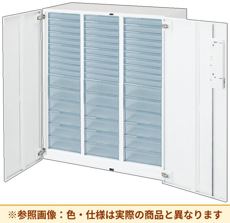 コクヨ エディア<スタンダードタイプ> クリスタルトレイタイプ 本体素材:スチール 扉仕様:トレイ仕様 BWU-SPA359SAWNN