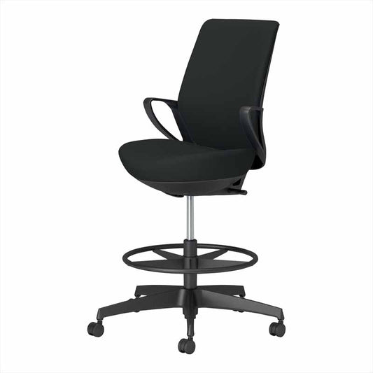 チェア　ピコラリビナ　ブラックハイ脚　ハイバック　布（C10-B22CW-BKG9B61）