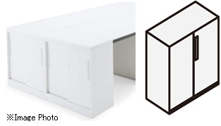 コクヨ 収納庫 エディア 両開き扉 BWU-DESD27SSAW