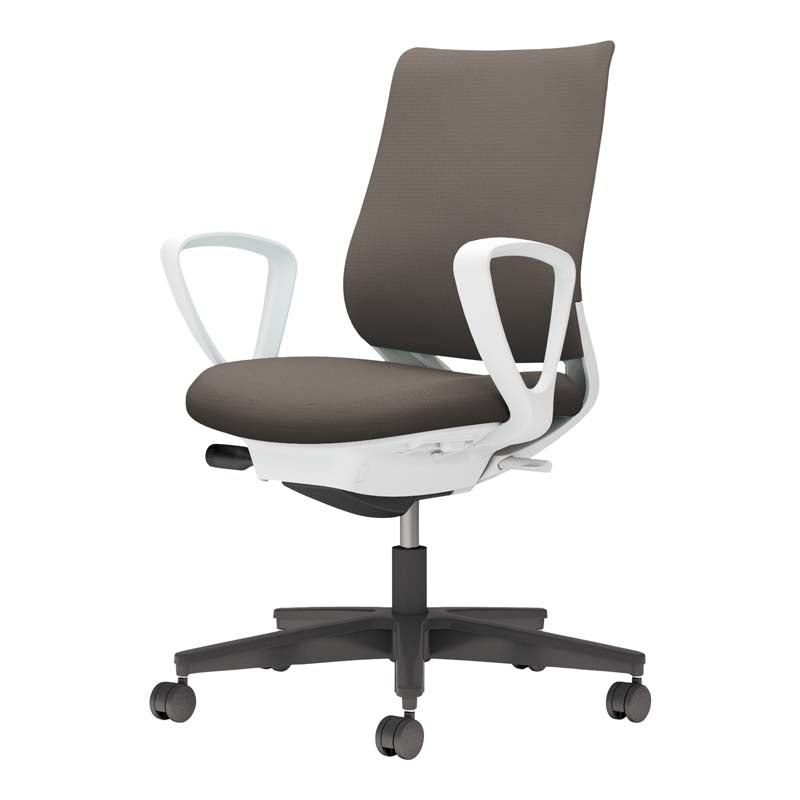 コクヨ ミトラ2 スタンダードバック 固定肘 脚：樹脂脚 ガス圧昇降式／ポスチャーサポートシート／オートフィットシンクロロッキング／ロッキング反力 簡易調整機能(5段階)／ロッキング角度調整(4段階)／座高さ調整(ストローク90mm) C04-B150CW