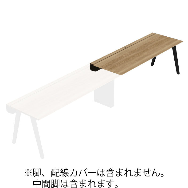 コクヨ デスク センティア ワークテーブル天板 片面増連 舟底エッジ DSNT-AJF2007-C