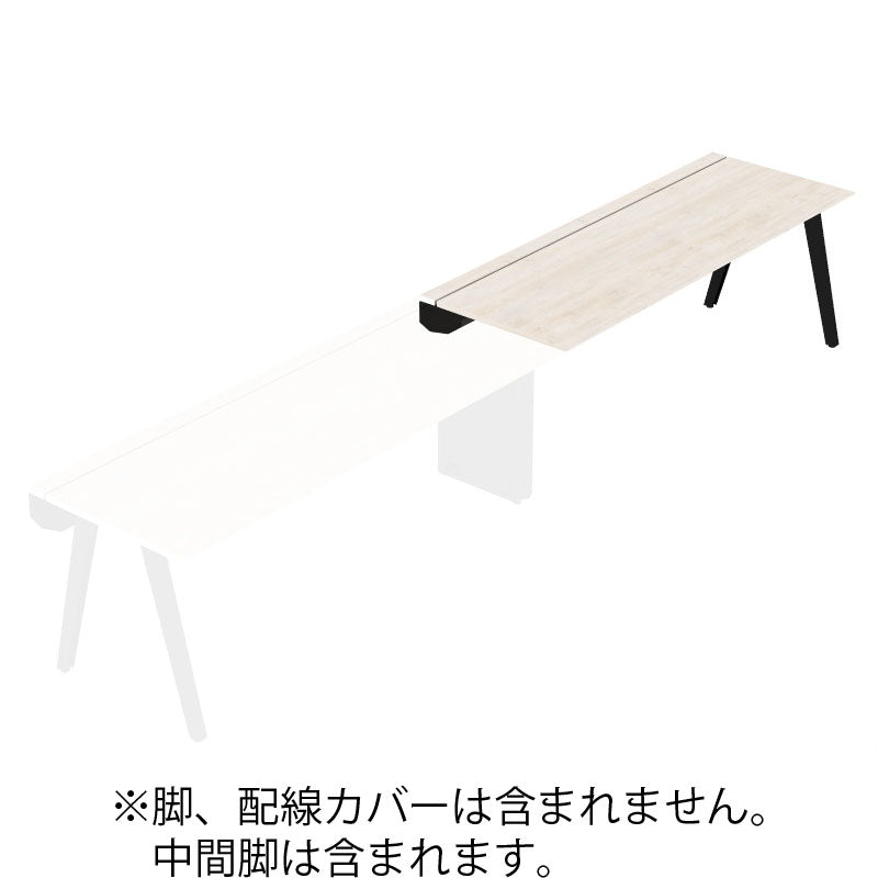 コクヨ デスク センティア ワークテーブル天板 片面増連 舟底エッジ DSNT-AJF2007-C