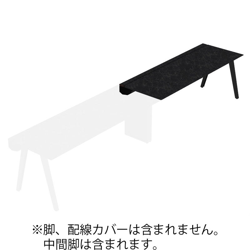 コクヨ デスク センティア ワークテーブル天板 片面増連 舟底エッジ DSNT-AJF2007-C