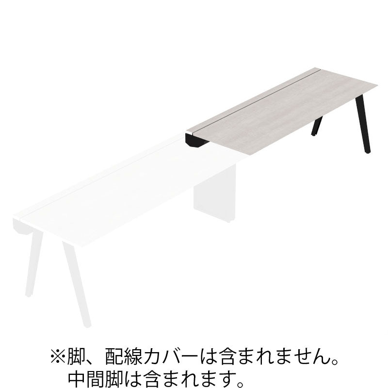 コクヨ デスク センティア ワークテーブル天板 片面増連 舟底エッジ DSNT-AJF2007-C
