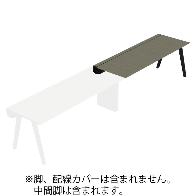 コクヨ デスク センティア ワークテーブル天板 片面増連 舟底エッジ DSNT-AJF2007-C
