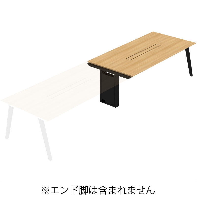 コクヨ デスク センティア コミュテーブル天板 増連 舟底エッジ DSNT-BJF2111-C