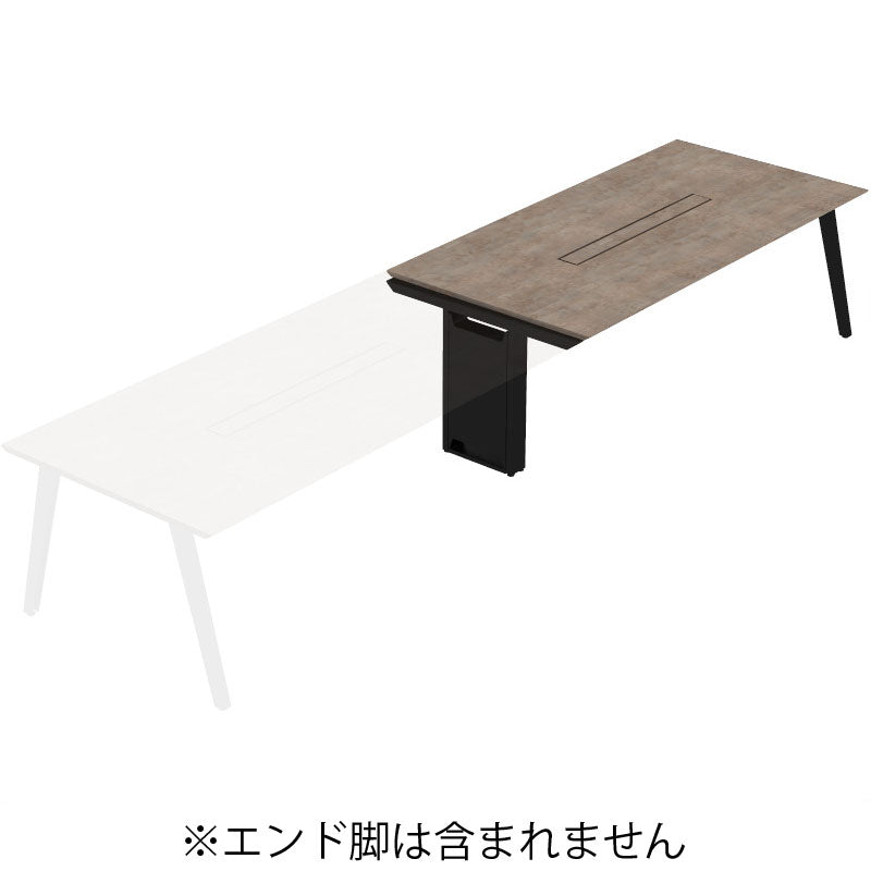 コクヨ デスク センティア コミュテーブル天板 増連 舟底エッジ DSNT-BJF2111-C