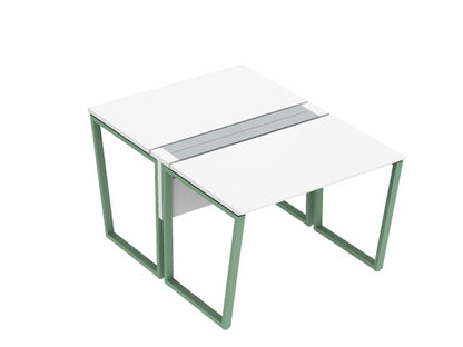 コクヨ ワークヴィスタライト 両面タイプ 袖（引き出し）：袖無 脚部仕様：門型脚 DWV-DD1014-6A2APW2