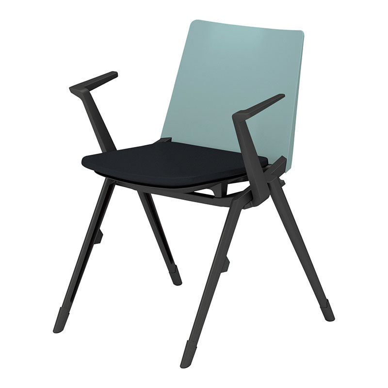 コクヨ スタッカ 肘付き 脚：固定脚 収納：スタッキング収納 K12-B011CZ-G4B61K1