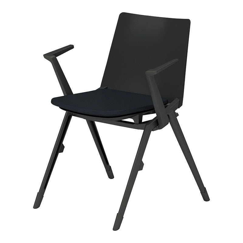 コクヨ スタッカ 肘付き 脚：固定脚 収納：スタッキング収納 K12-B011CZ-G4B61K1