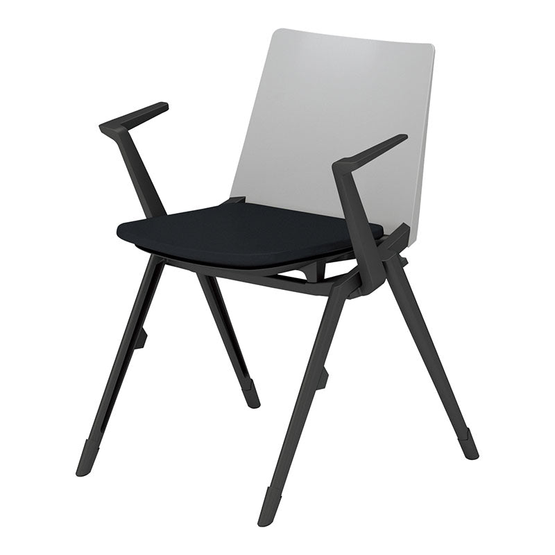 コクヨ スタッカ 肘付き 脚：固定脚 収納：スタッキング収納 K12-B011CZ-G4B61K1