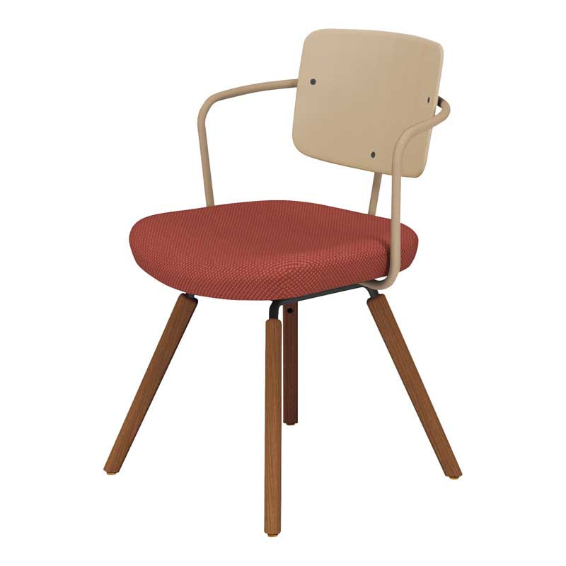 コクヨ チェア リーテ 木脚 フレームタイプ 背樹脂 K16-D03CZ-ZR31KX1