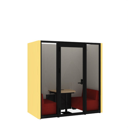コクヨ ワークポッドテトラ 2人用ソファ 背パネル 右側左開きドア PLP-TF2211L