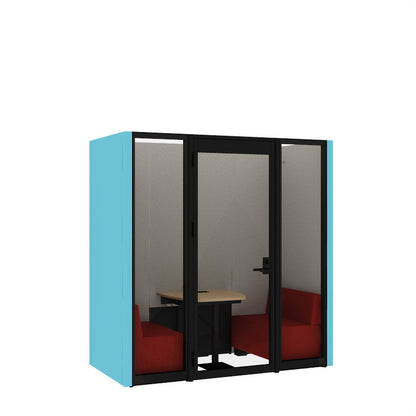 コクヨ ワークポッドテトラ 2人用ソファ 背パネル 右側左開きドア PLP-TF2211L