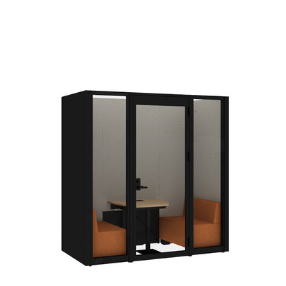 コクヨ ワークポッドテトラ 2人用ソファ 背パネル 右側右開きドア PLP-TF2211R
